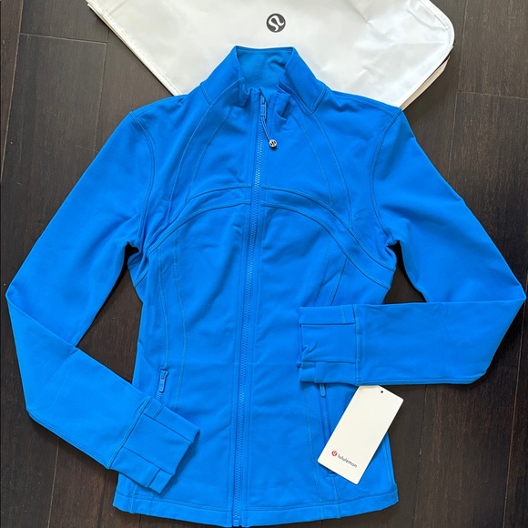 LULULEMON DEFINE JACKET *LUON IN BEAMING BLUE (BEBL) SZ 6,8 NWT - Picture 1 of 11